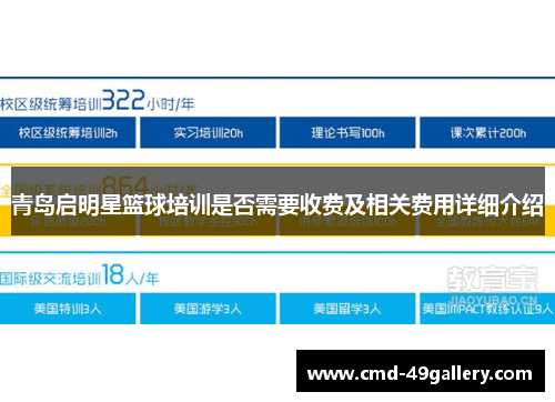 青岛启明星篮球培训是否需要收费及相关费用详细介绍