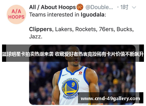 篮球明星卡拍卖热潮来袭 收藏爱好者热衷竞投稀有卡片价值不断飙升